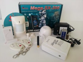 Контрольная панель с GSM коммуникатором, комплект Mega SX-300 RADIO